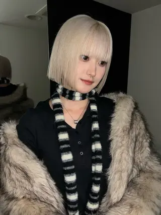 カラー 🎀ハイトーン カラー/宮澤 希🎀のヘアスタイル