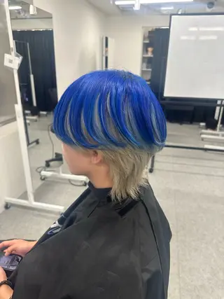 カラー メンズ mina/暖色カラー 🥀韓国風カット🥀のヘアスタイル