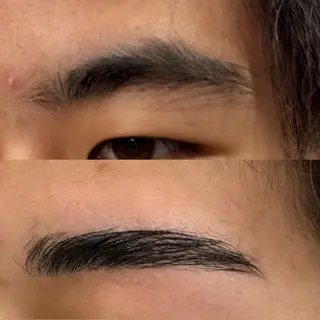 アイブロウ パーマ指名率No1 メンズ特化ケイトのヘアスタイル