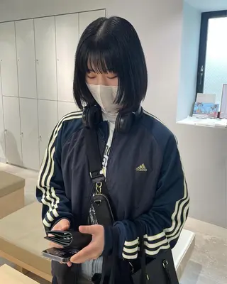 ショート カラー nonoka オリーブ/グレージュのヘアスタイル