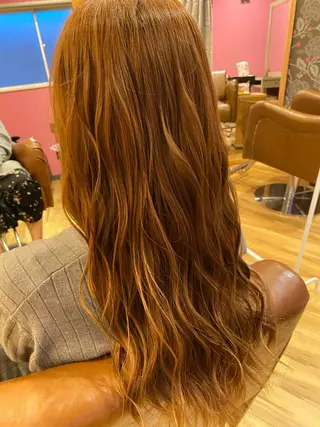 ロング カラー ヘアアレンジ Design Color🐰アユミのヘアスタイル