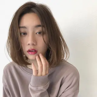 ミディアム 冨木 雄斗のヘアスタイル