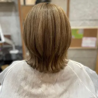 ミディアム ACTION心斎橋店 Lisaのヘアスタイル