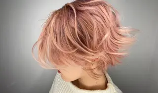 ショート カラー 美容室 HAKUAのヘアスタイル