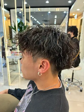 ショート パーマ メンズ メンズサロン/戸塚駅 東口3分/冨田大輝のヘアスタイル