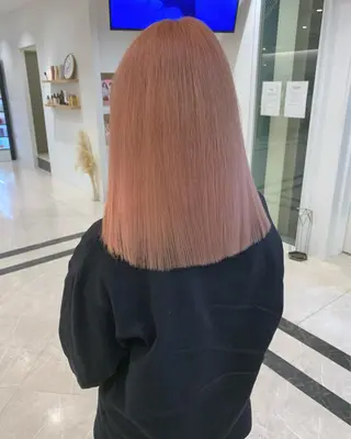 ミディアム カラー 韓国風/顔周りカット /髪質改善RYOTAのヘアスタイル