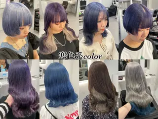 ロング カラー ヘアアレンジ Cielro【 シェイロ 】所属・Cielro/ダブル カラー/西田咲希のヘアスタイル