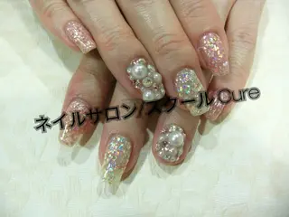 セミロング ネイル ネイルサロン Cureのネイルデザイン