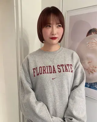 ショート riria/ボブ /ブラウンカラー🎀のヘアスタイル