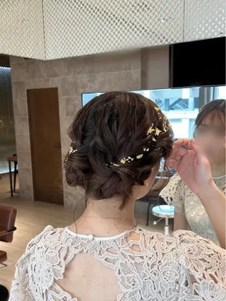 セミロング 韓国ヘア/顔周り ヘアセット/加藤優里のヘアスタイル