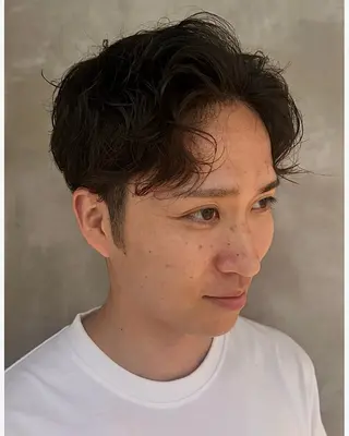 パーマ メンズ デザインカット/ パーマ/nanaのヘアスタイル