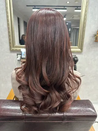ロング カラー Lien 深井店のヘアスタイル