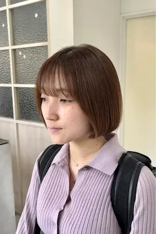ショート メンズバレイヤージュ 斉藤春のヘアスタイル