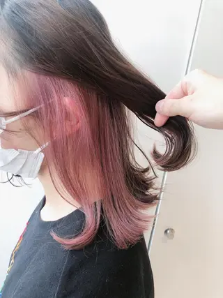 ミディアム カラー happiness西大寺店所属・ショートショートボブ うるはのヘアスタイル