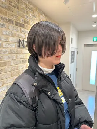 ショート ショート/レイヤー/ ボブ/安本和史のヘアスタイル