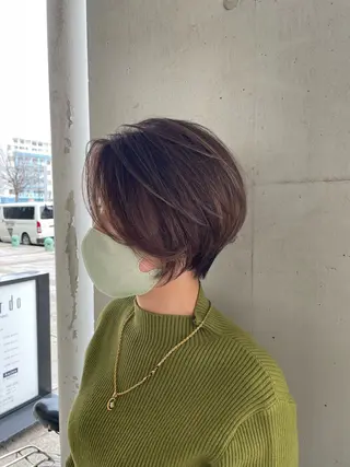 ショート 根本 龍也のヘアスタイル