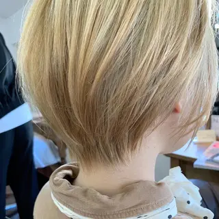 ショート 縮毛矯正/ショート/ レイヤー/畑中正敏のヘアスタイル