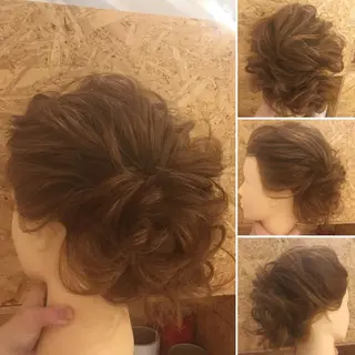 ミディアム セミロング ヘアアレンジ ✨🌿大人可愛い愛さ れhair🌿✨松本のヘアスタイル
