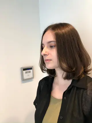 ミディアム ✨上品可愛い 垢抜けカラー/後藤✨のヘアスタイル