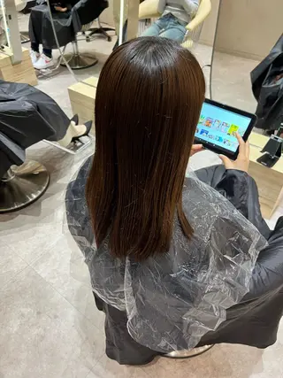 ミディアム カラー ✨髪質改善 縮毛矯正 艶髪 立川 コウキ✨のヘアスタイル