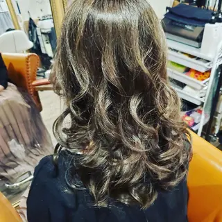 ロング カラー spa hair  ark 富井直美のヘアスタイル