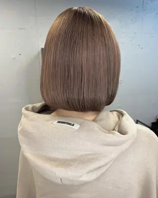 ショート カラー 新宿/美髪矯正 髪質改善/韓国風山本のヘアスタイル