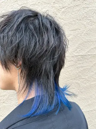 ショート カラー ボブ/インナーカラー ショート/佐野祥子のヘアスタイル