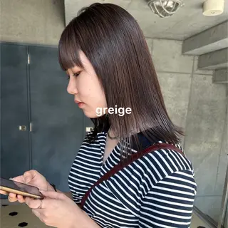 カラー 暖色カラー推し/ トヤエリコのヘアスタイル