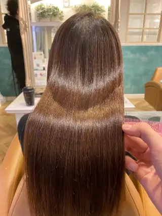 ロング カラー パーマ 韓国ヘア🇰🇷 レイヤー/芝春樹のヘアスタイル