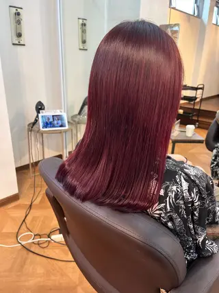 ミディアム 🍒Ayana🍒 艶カラー🍒のヘアスタイル