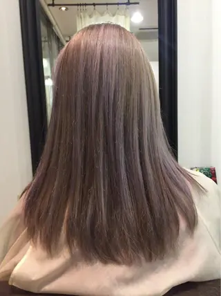 ロング カラー 阿久津 泰幸のヘアスタイル