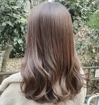 セミロング 💎レイヤー×顔周り カット💎杉原のヘアスタイル