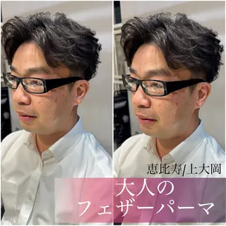 ショート パーマ メンズ Dxxxx III所属・女性目線の大人 メンズ*Ayakaのヘアスタイル