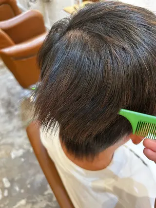 メンズ AMBERGLEAM Hair&Cloth Yoga所属・Ryo☘縮毛矯正/ メンズ/ブリーチ/のヘアスタイル