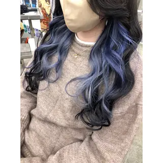 ロング カラー 推しカラー✨ オタク美容師ユウカのヘアスタイル