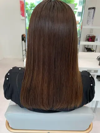 ロング パーマ 🌈ブリーチ縮毛矯正 相原慎🌈のヘアスタイル