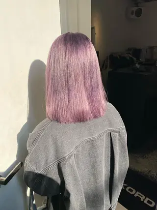 ミディアム カラー パーマ ヘアアレンジ メンズ キッズ nico TOKYO 渋谷所属・ブリーチ　ハイトーン 特化🌈フジタハルキのヘアスタイル