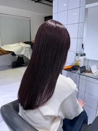 カラー *垢抜け暗髪💍 モデル🖤池袋のヘアスタイル