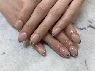 ネイル ネイルリボン 受付スタッフのネイルデザイン