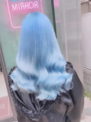 ロング カラー パーマ ヘアアレンジ メンズ キッズ ネイル マツエク・マツパ アイブロウ ハイトーンNo.1 👩🏼NaGiSaのヘアスタイル