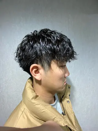 パーマ メンズ 👑駅近メンズサロン パーマ特化北千住👑のヘアスタイル