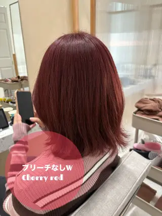 ショート カラー ヘアアレンジ 🥀暖色韓国ヘア💕 保科侑花のヘアスタイル