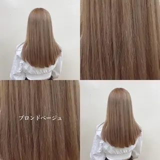 セミロング 髪質改善/ハイトーン /新宿/Takutoのヘアスタイル
