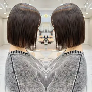 ショート ボブ/髪質改善/ ミディアム/浅川俊輝のヘアスタイル