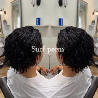 メンズ 南草津/トレンドカラ ー/パーマ　西村美月のヘアスタイル