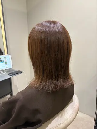 ミディアム 平日カットモデル 高岡/山崎開世のヘアスタイル