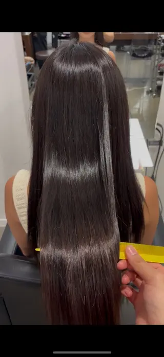 ロング たけた ちなつのヘアスタイル
