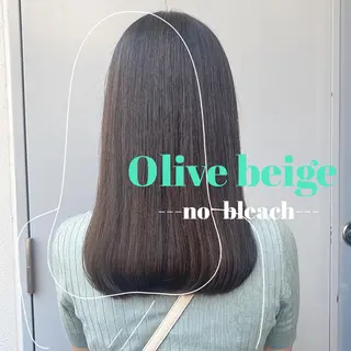 セミロング カラー ヘアアレンジ 赤味消し.髪質改善 🌿𝘠𝘜𝘙𝘐のヘアスタイル