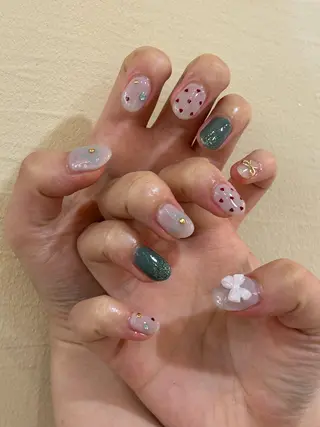 ネイル Mana  🫧 パラジェル⌇自由が丘のネイルデザイン