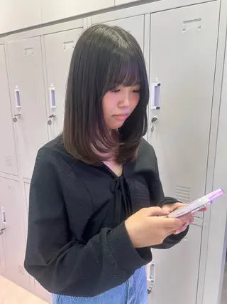 ミディアム 🐰🎀艶髪特化 yuzuka🎀🐰のヘアスタイル